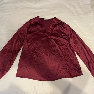 Large Women Satin Blouse.